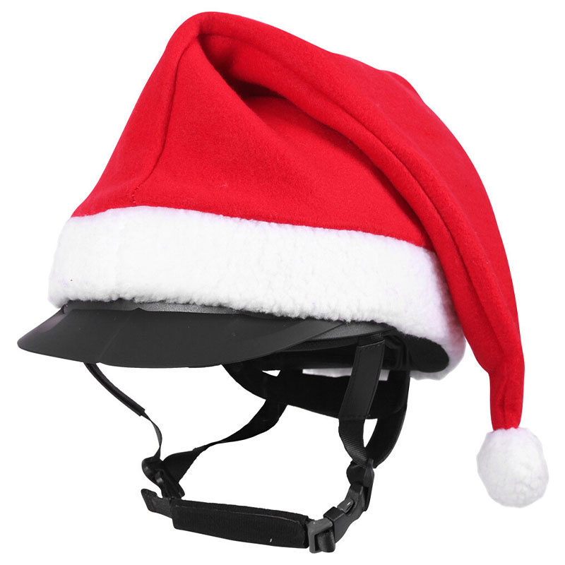 Housse de casque Bonnet de Père Noël Rouge/Blanc