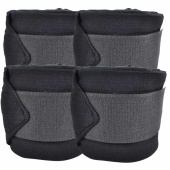 Bandages HS Fleece Elastic 4-pack Noir Bandages HS Fleece Elastic 4-pack Noir