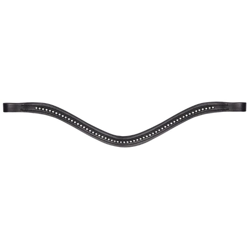 Frontal Diamond Curved Noir/Argent