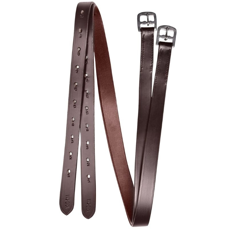 Étrivières Basic Leather Marron