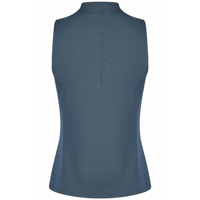 Haut d'équitation Tank Half Zip Classic Sports Vert
