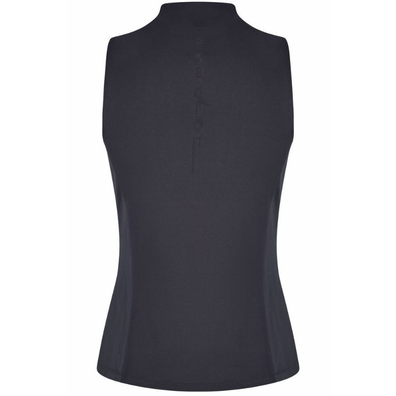 Haut d'équitation Tank Half Zip Classic Sports Bleu Marine