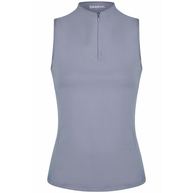 Haut d'équitation Tank Half Zip Classic Sports Violet