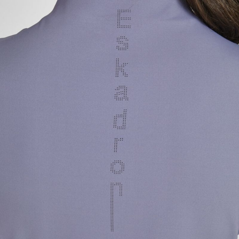 Haut d'équitation Tank Half Zip Classic Sports Violet