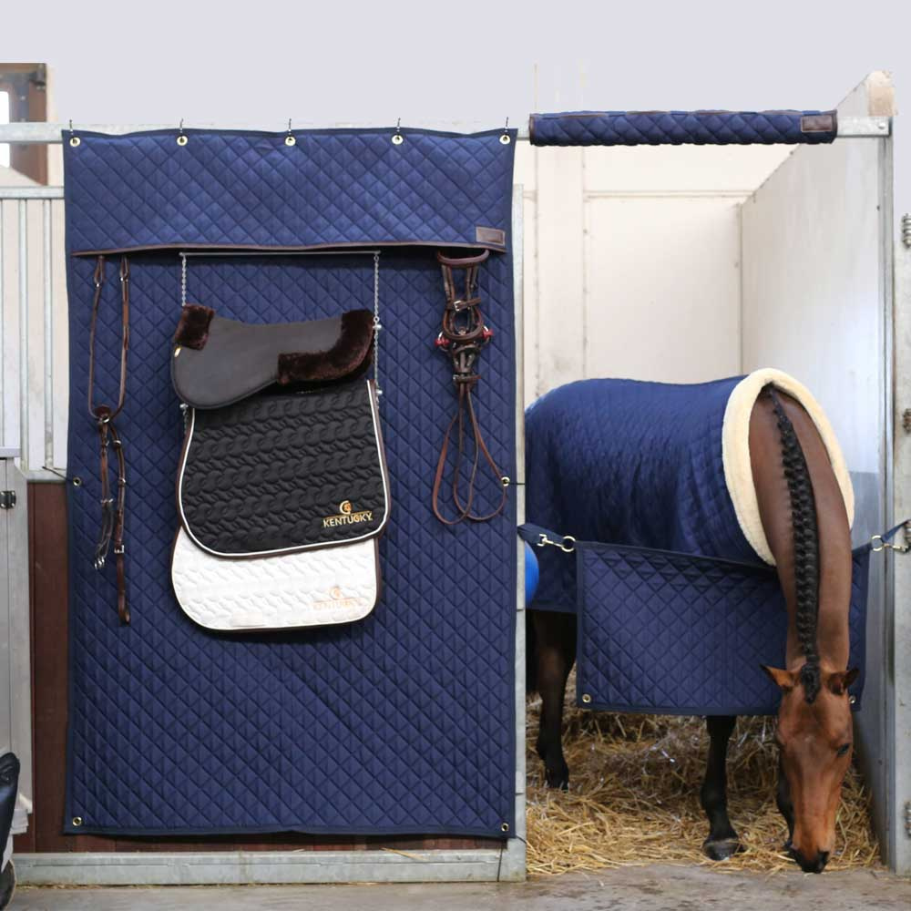 Rideau de Box Bleu Marinee