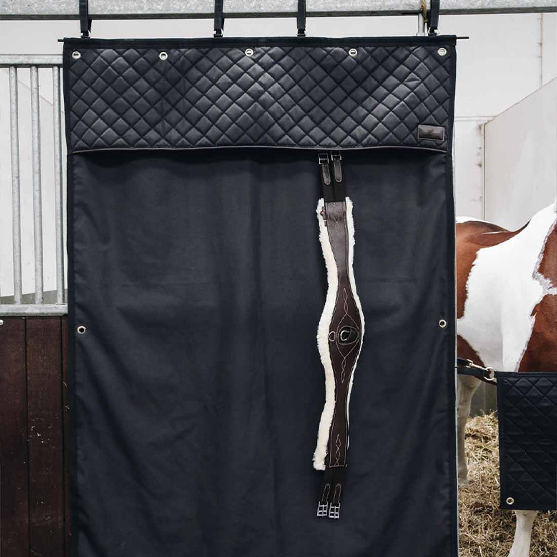 Rideau de Box Waterproof Noir