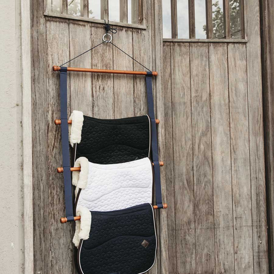 Porte-Tapis de Selle Luxe Bleu Marine  