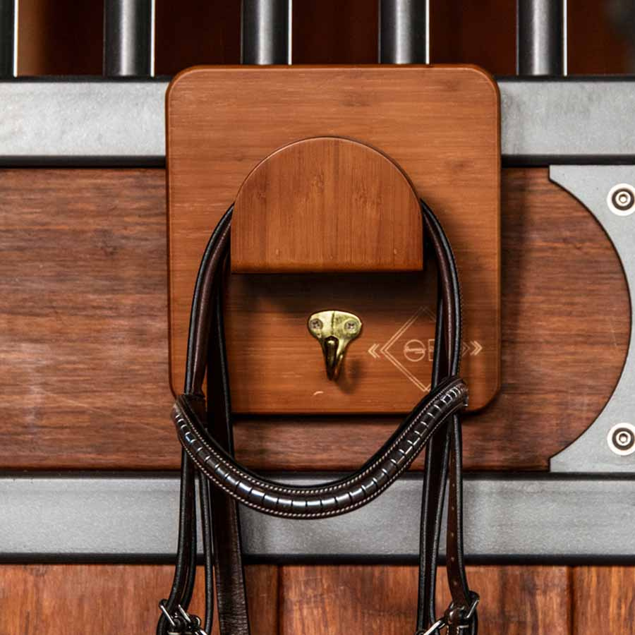 Porte-bridon Single Marron