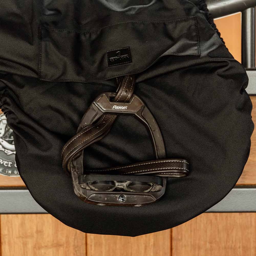 Housse de Selle Waterproof Polyvalent Noir  