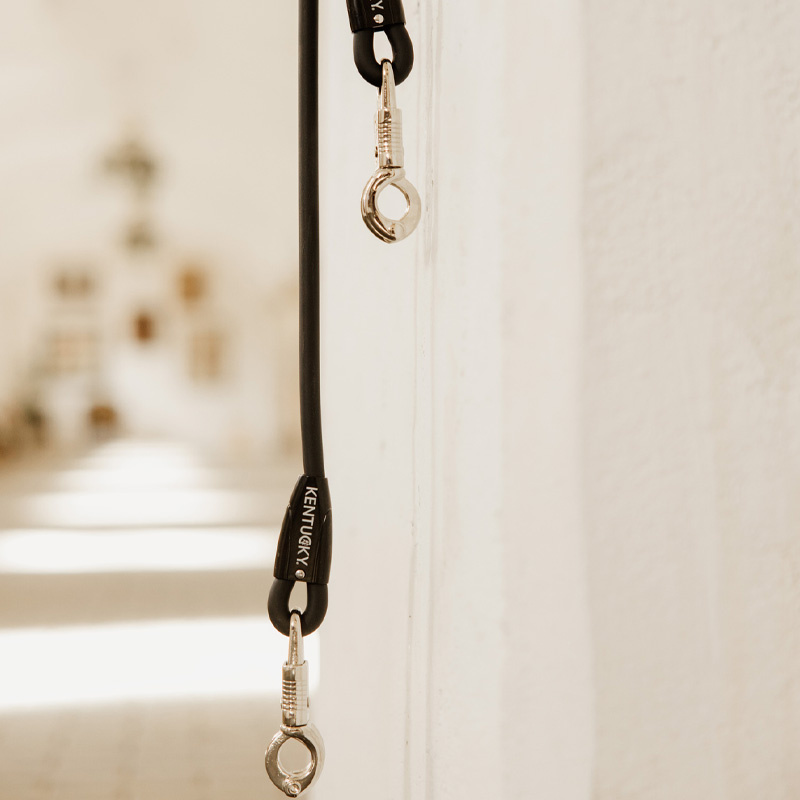Corde d'attache Box Lead & Cross Silicone Noir