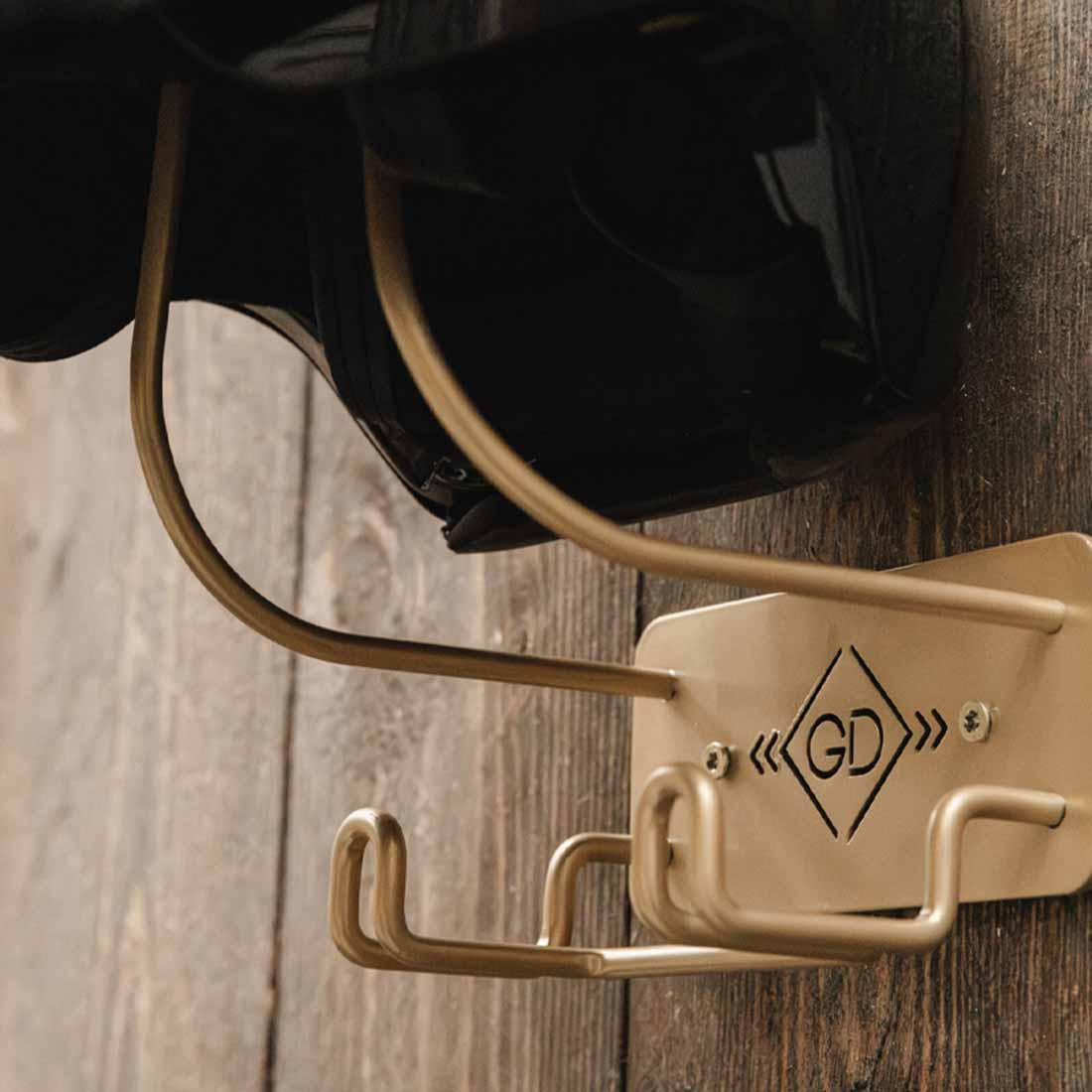 Support de casque Steel Hook Or