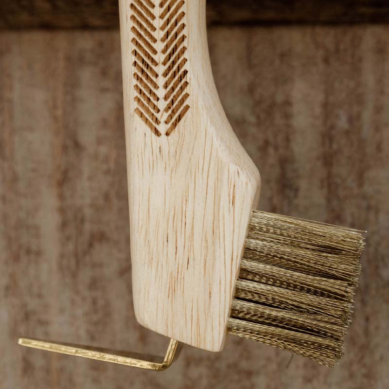 Cure-Pied Brosse Métallique & Aimant
