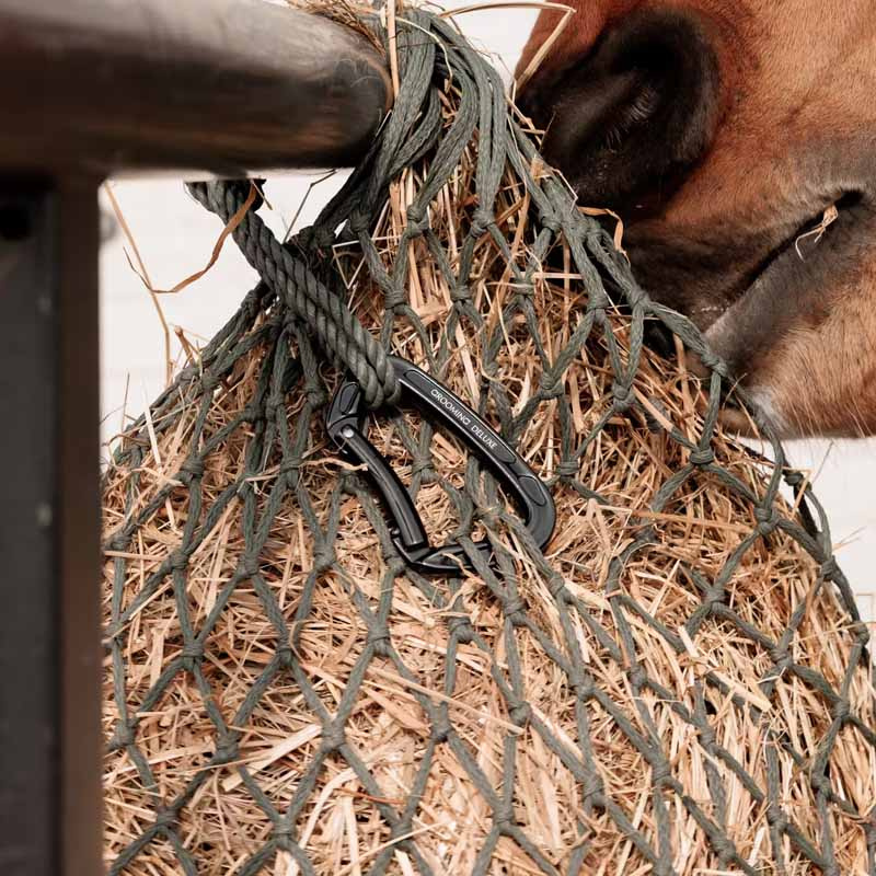 Crochet de suspension Aluminiumn Safety Snap Noir