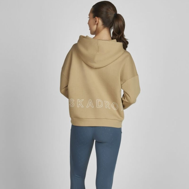 Sweat à capuche Classic Sports Beige