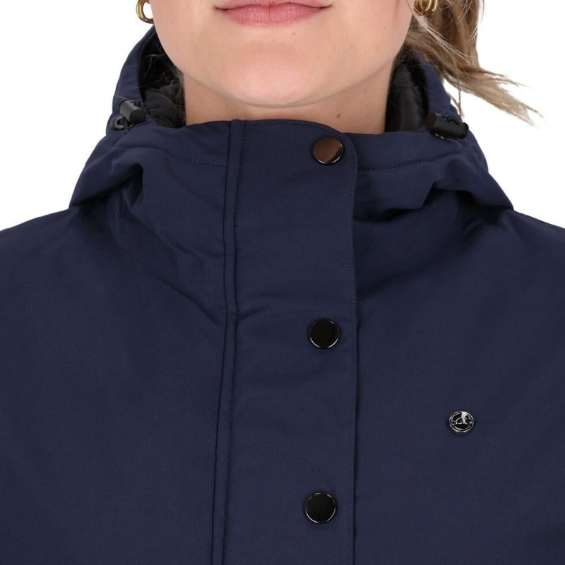 Parka d'équitation Linde Waterproof Bleu Marine