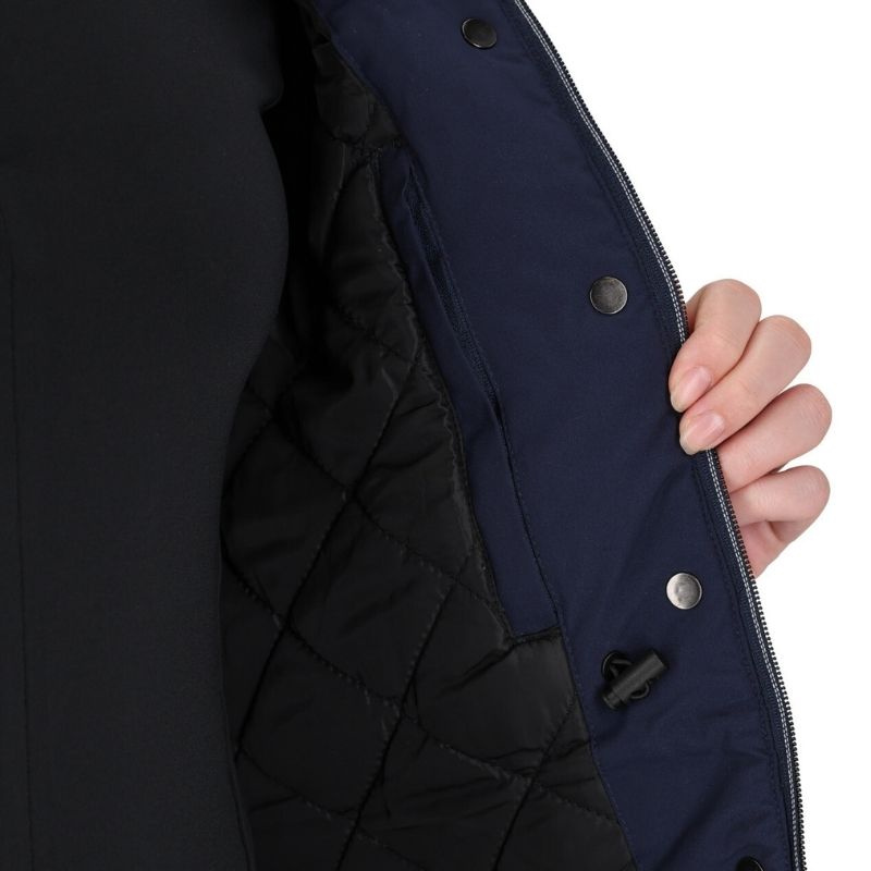 Parka d'équitation Linde Waterproof Bleu Marine