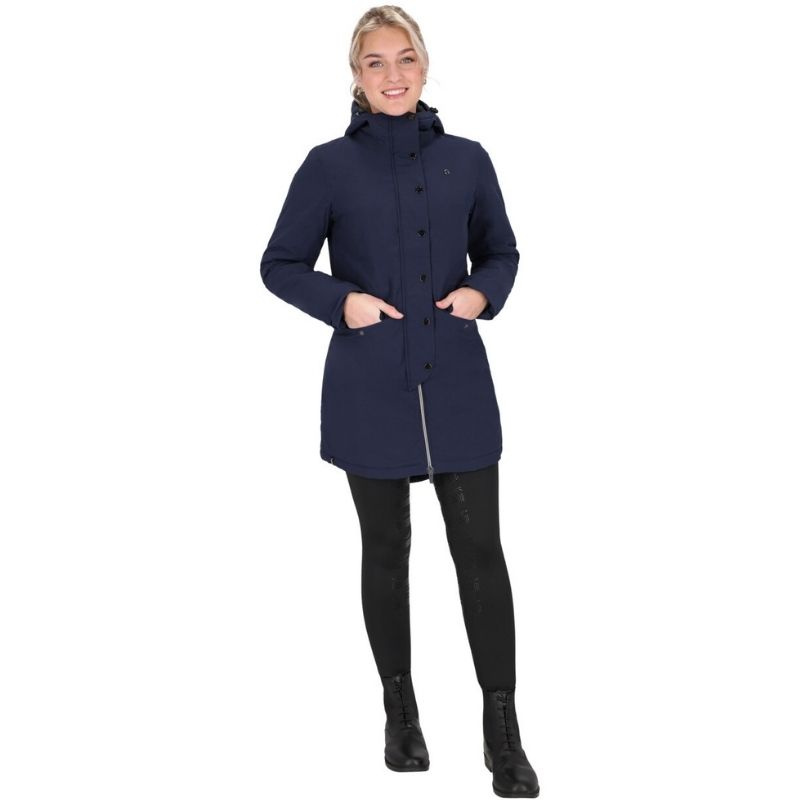 Parka d'équitation Linde Waterproof Bleu Marine