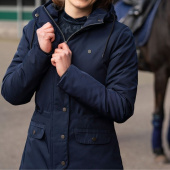 Parka d'équitation Linde Waterproof Bleu Marine Parka d'équitation Linde Waterproof Bleu Marine