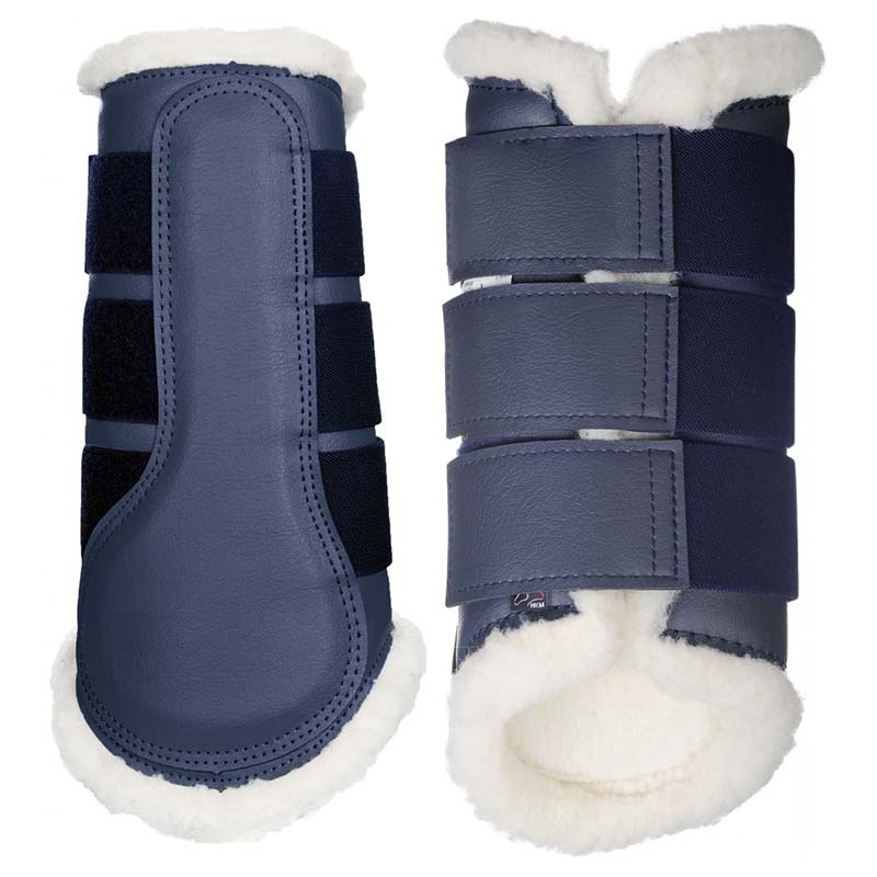 Guêtres fermées avec Doublure Confort Bleu Marine