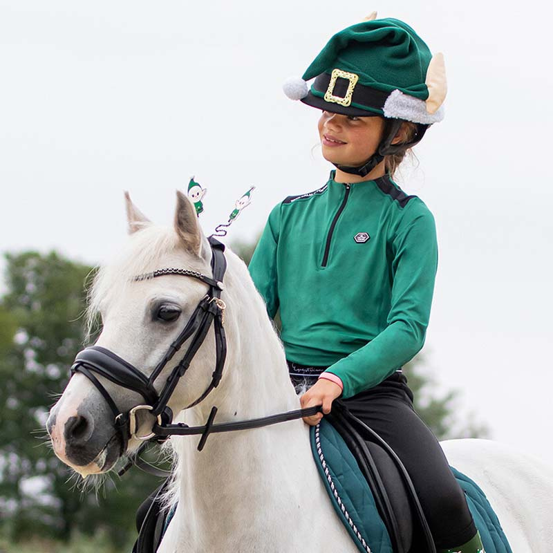 Housse de casque Elf de Noël Vert