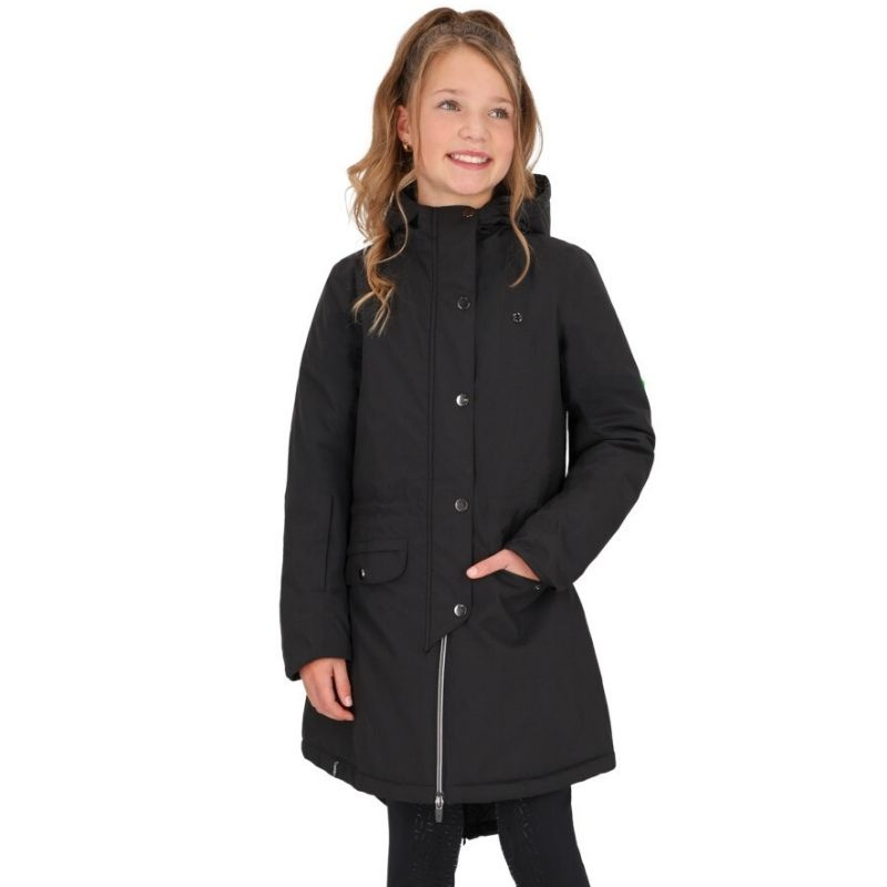 Parka d'équitation Enfant/Junior Linde Waterproof Noir