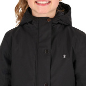 Parka d'équitation Enfant/Junior Linde Waterproof Noir Parka d'équitation Enfant/Junior Linde Waterproof Noir