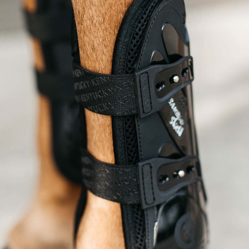 Guêtres ouvertes Bamboo Shield Noir