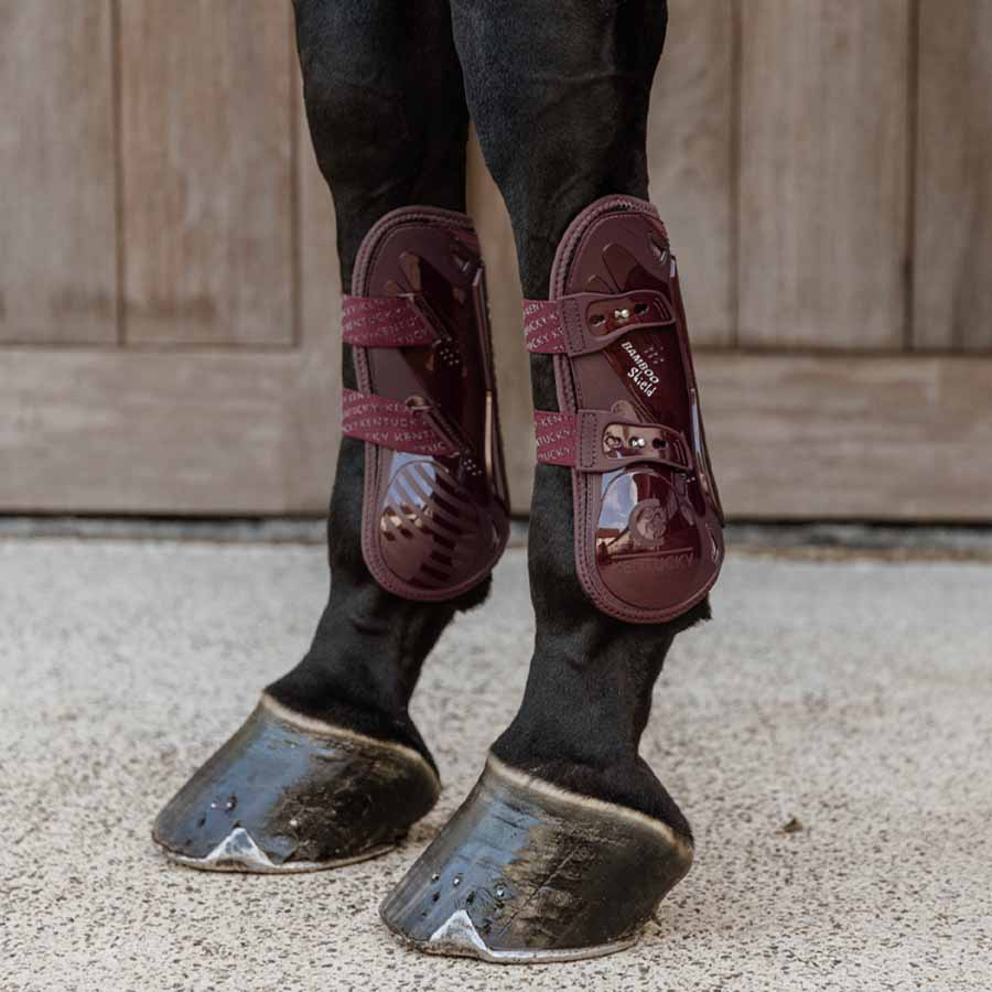 Guêtres ouvertes Bamboo Elastic Bordeaux