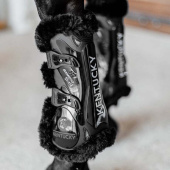 Guêtres ouvertes Vegan Sheepskin Bamboo Elastic Noir/Noir Guêtres ouvertes Vegan Sheepskin Bamboo Elastic Noir/Noir