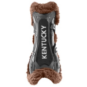 Guêtres ouvertes Vegan Sheepskin Bamboo Elastic Noir/Marron Guêtres ouvertes Vegan Sheepskin Bamboo Elastic Noir/Marron