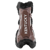 Guêtres ouvertes Vegan Sheepskin Bamboo Elastic Marron/Noir Guêtres ouvertes Vegan Sheepskin Bamboo Elastic Marron/Noir