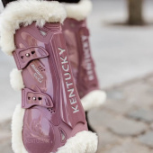 Guêtres ouvertes Vegan Sheepskin Bamboo Elastic Vieux Rose Guêtres ouvertes Vegan Sheepskin Bamboo Elastic Vieux Rose
