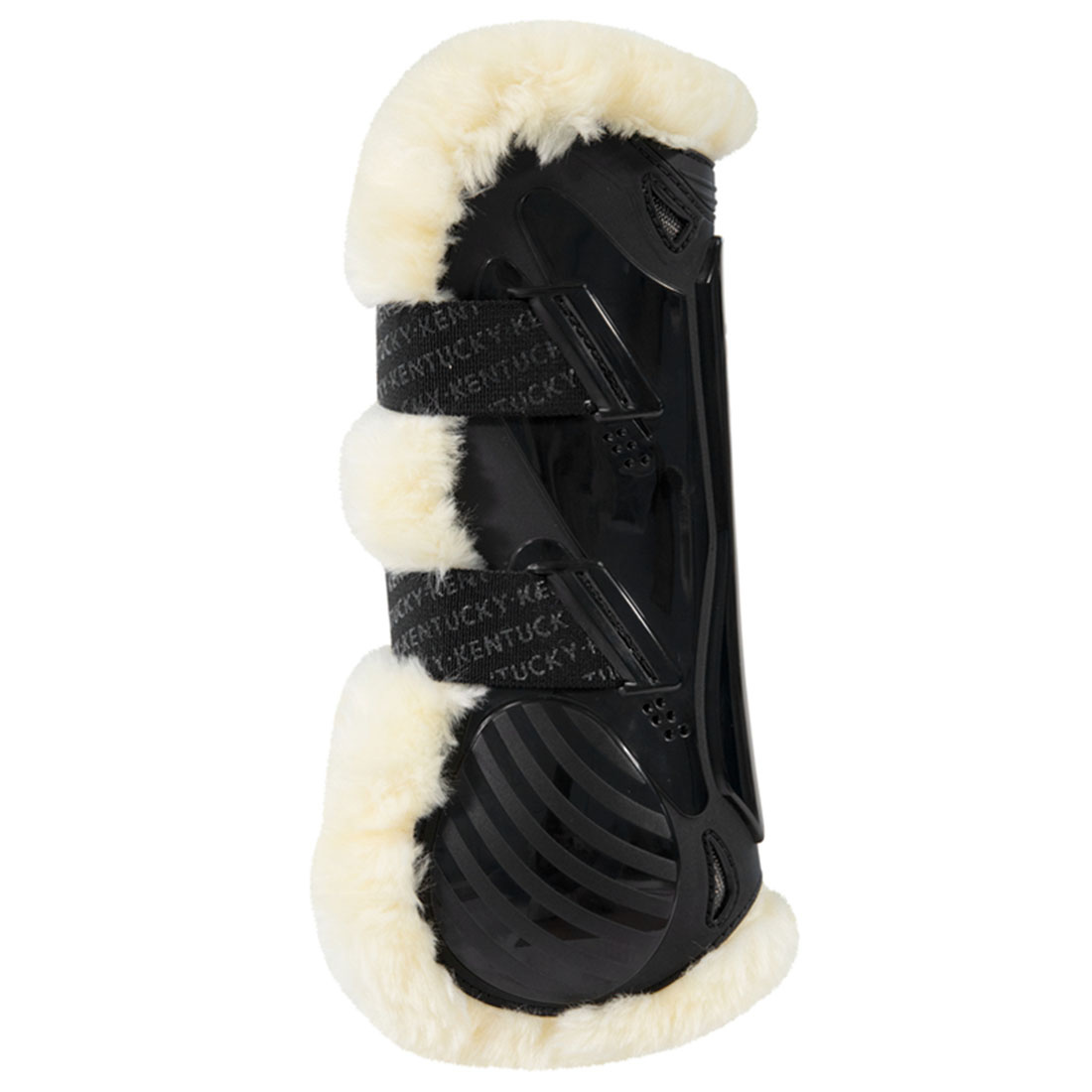 Guêtres ouvertes en Peau de Mouton et Bambou Noir