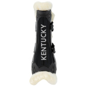 Guêtres ouvertes en Peau de Mouton et Bambou Noir Guêtres ouvertes en Peau de Mouton et Bambou Noir
