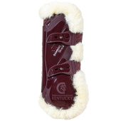 Guêtres ouvertes Vegan Sheepskin Bamboo Elastic Bordeaux Guêtres ouvertes Vegan Sheepskin Bamboo Elastic Bordeaux