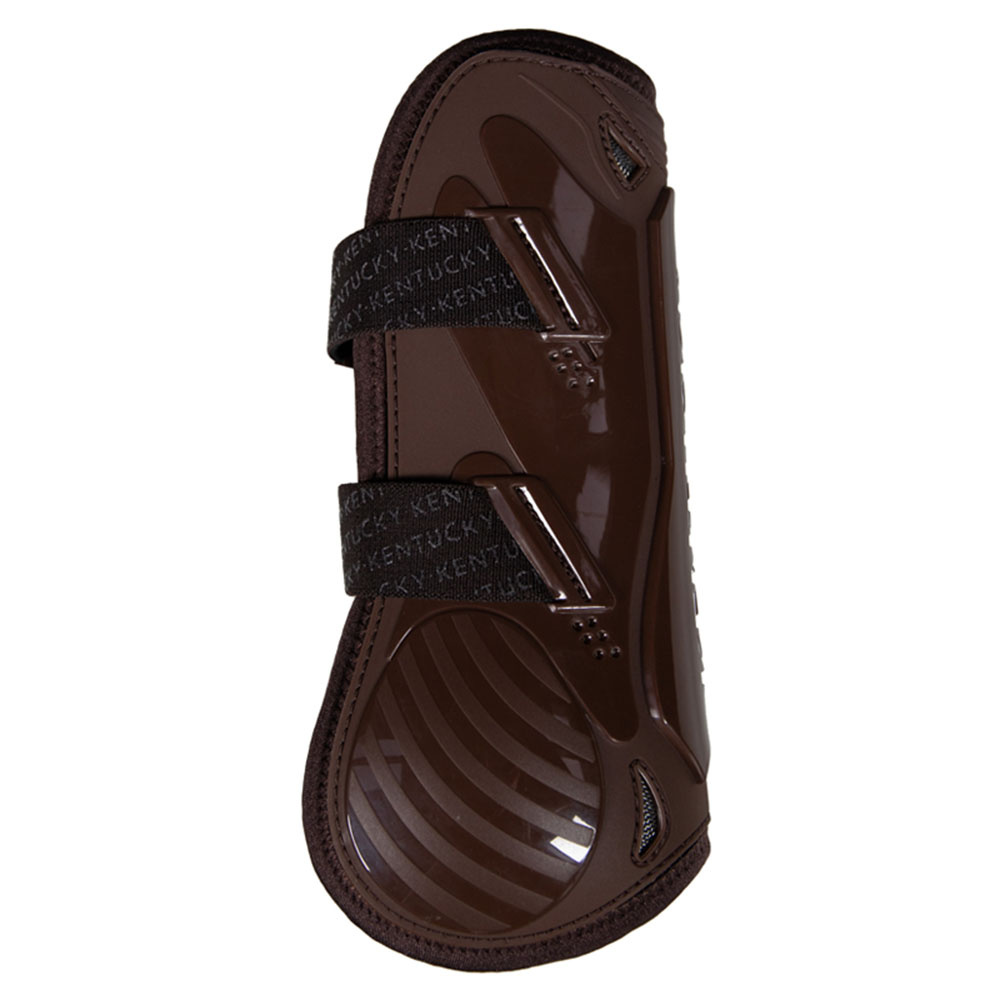 Guêtres ouvertes Velcro Marron