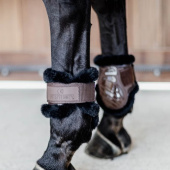 Protège-boulets Young Vegan Sheepskin Marron/Noir Protège-boulets Young Vegan Sheepskin Marron/Noir
