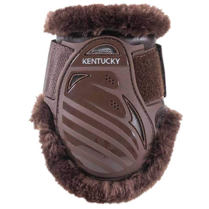Protège-boulets Young Vegan Sheepskin Marron/Marron