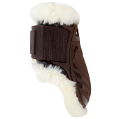 Guêtres en peau de mouton pour jeune cheval Shield Marron Guêtres en peau de mouton pour jeune cheval Shield Marron