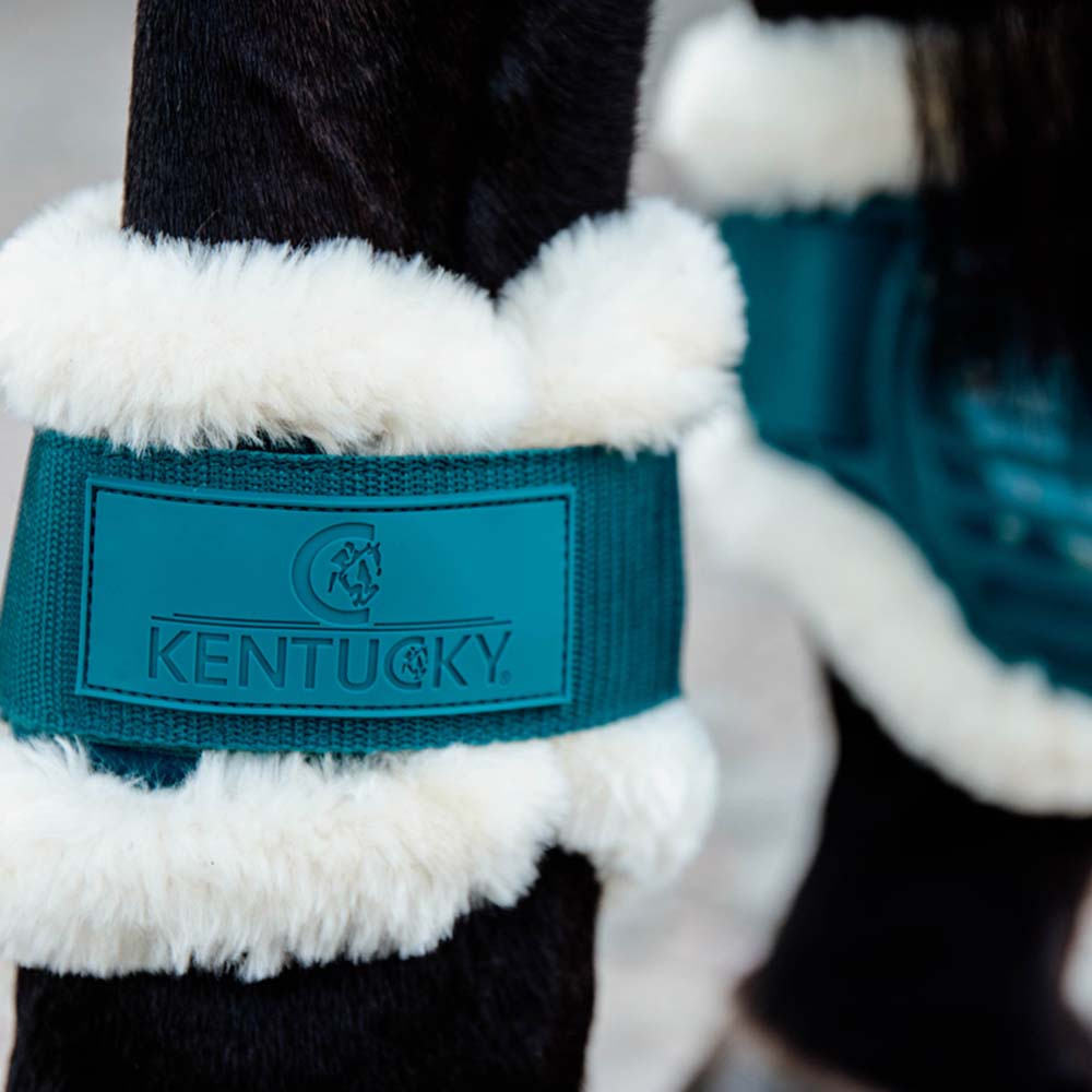 Protège-boulets Young Vegan Sheepskin Vert Émeraude