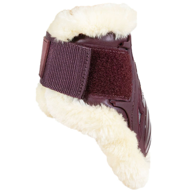Protège-boulets Young Vegan Sheepskin Bordeaux