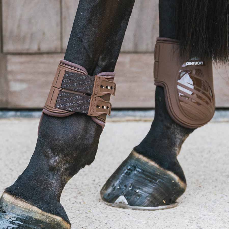 Protège-boulets Elastic Marron