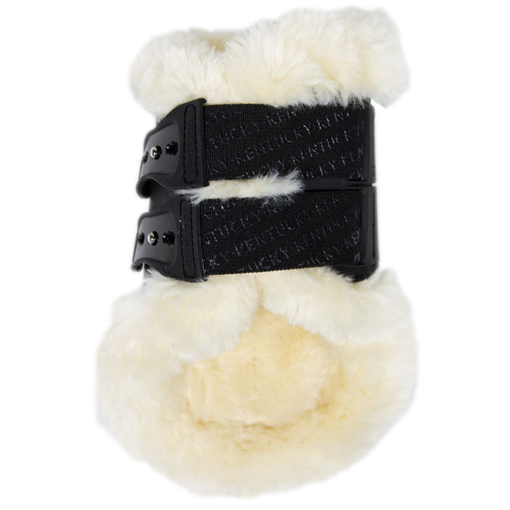 Protège-boulets Elastic Vegan Sheepskin Noir