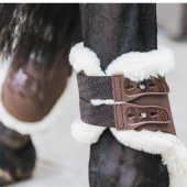 Protège-boulets Elastic Vegan Sheepskin Marron Protège-boulets Elastic Vegan Sheepskin Marron