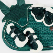 Protège-boulets Young Vegan Sheepskin Velvet Vert Foncé Protège-boulets Young Vegan Sheepskin Velvet Vert Foncé