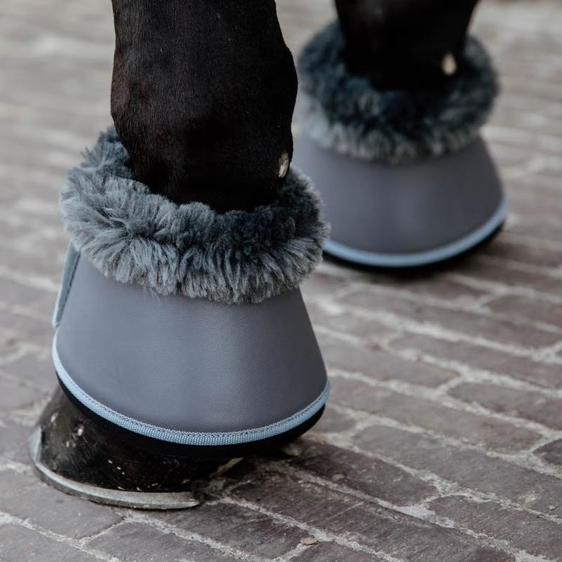 Cloches Sheepskin Leather Gris