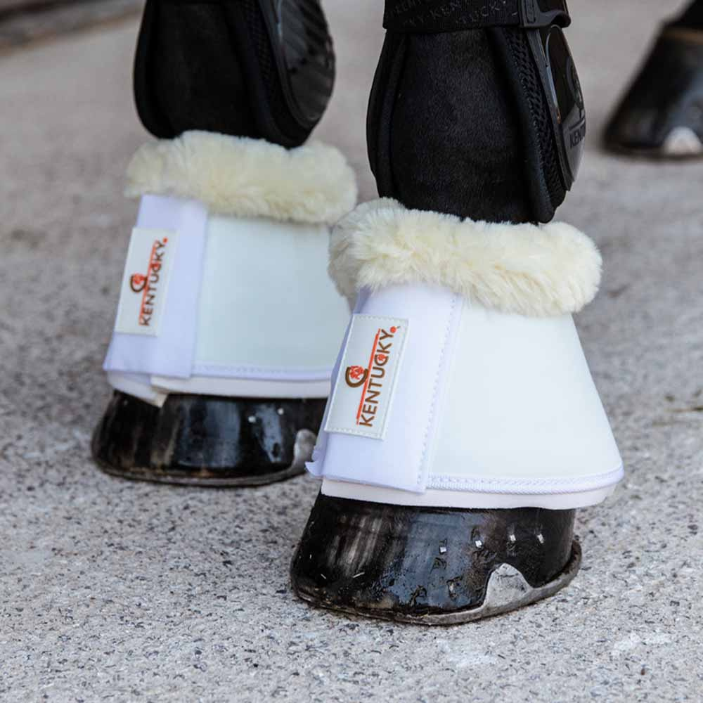 Cloches Sheepskin Leather Blanc