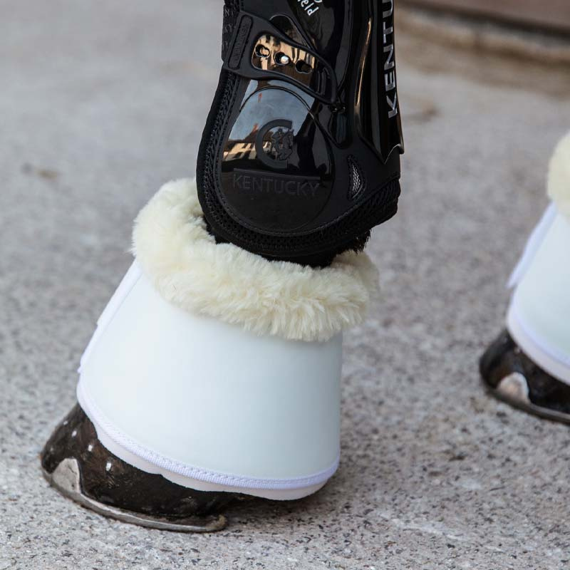 Cloches Sheepskin Leather Blanc