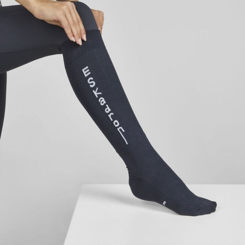 Chaussettes d'équitation Classic Sports Bleu Marine