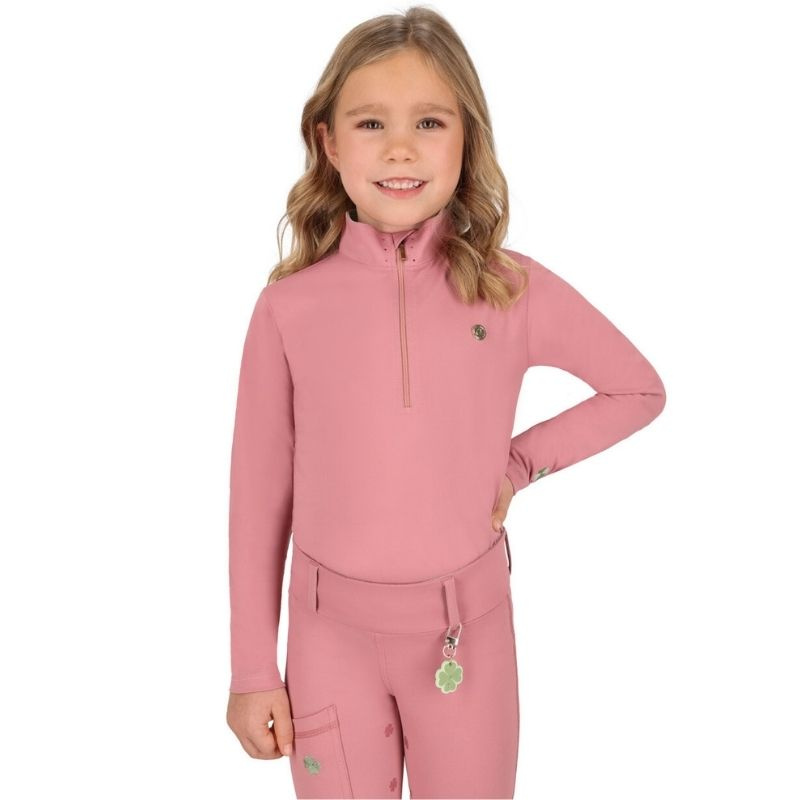 Haut d'équitation Enfant/Junior Lucky Start Rose